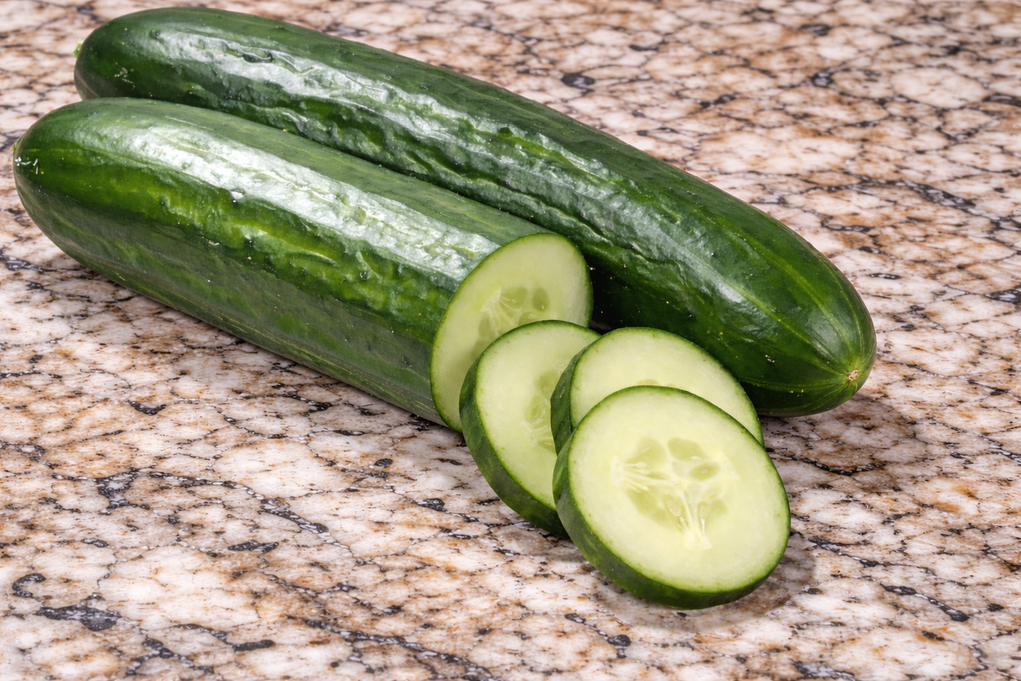 Garden Sweet Burpless Hybrid Cucumber vegetable seeds for long, thin-skinned fruits perfect for fresh, non-bitter slicing.