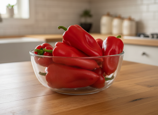 Poblano Ancho Hot Pepper vegetable seeds for large, dark green mild-to-medium heat peppers perfect for roasting and stuffing.