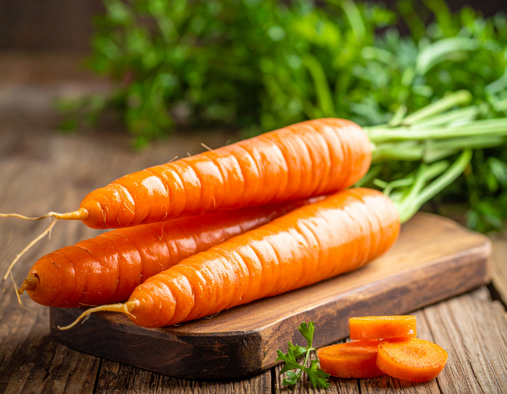Scarlet Nantes Carrot vegetable seeds yielding sweet, coreless orange roots perfect for fresh garden snacking.