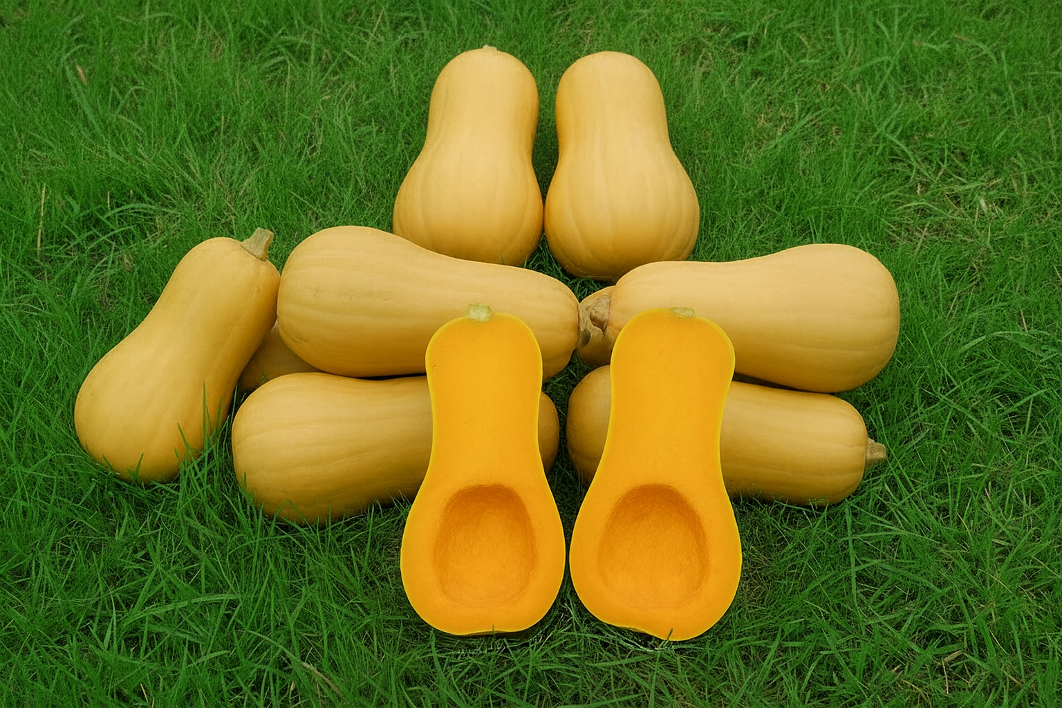 Waltham Butternut Winter Squash vegetable seeds for sweet, nutty orange flesh and high-yield winter harvests.